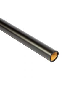 Papel rollo plástico liso 11y 57cm negro