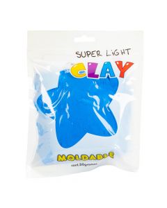 Foamy moldeable super light clay liso 50g azul