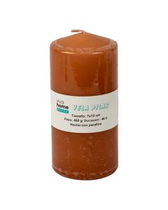 Candela marrón 48h decoración