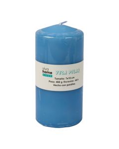 Candela celeste 48h decorativa