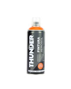 Pintura acrílica aerosol naranja fluorescente brillante