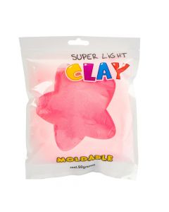Foamy moldeable super light clay liso 50g rosado