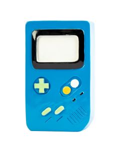 Alcancía poliresina forma game boy 9.5x5.5x15.0cm multicolor