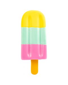 Alcancía cerámica forma helado 8x20x5cm multicolor