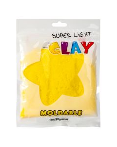 Foamy moldeable con textura 50g amarillo
