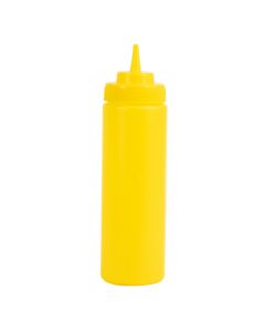 Dispensador plástico liso 700ml amarillo