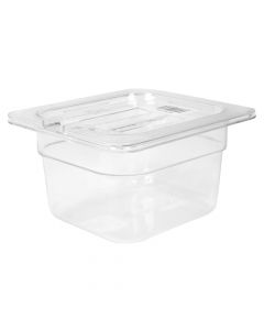Recipiente acrílico con tapa 176x162x100mm