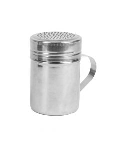Dispensador acero inoxidable liso con asa plateado