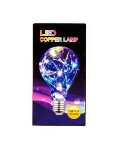 Bombillo con luz led 10x6cm 1w verde