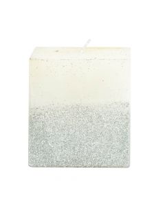 Candela aromática escarchada 7x7x7cm 