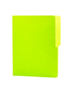 Folder verde limón práctico