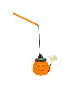 Calabaza plástica con luz y sonido