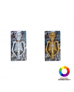 Esqueleto con luz y relieve