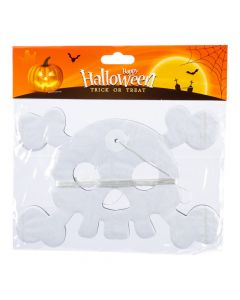 Guirnalda papel calaveras Halloween