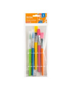 Pinceles madera cerdas taklon