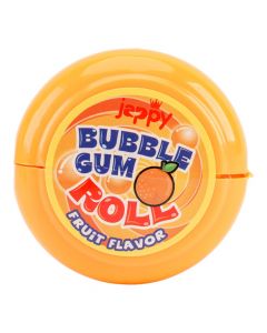 Chicle sabor frutas en rollo