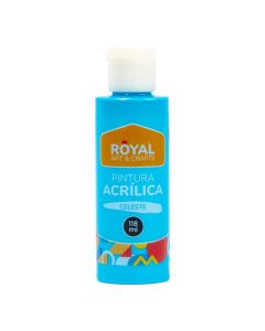 Pintura acrilica Royal celeste