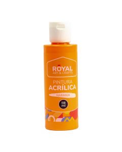 Pintura acrilica Royal naranja