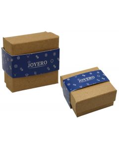 Caja kraft marrón compacta