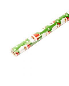 Papel regalo navideño celeste