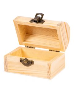 Cofre madera beige