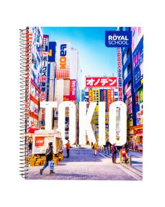 Cuaderno espiral estampado surtido