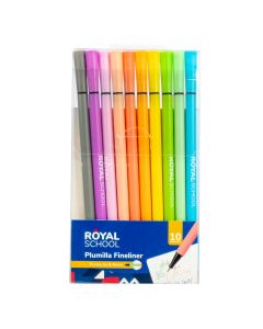 Pluma Royal School punta 0.4mm surtido