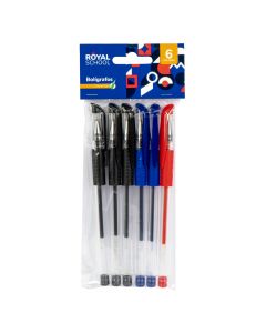 Lapicero tinta gel 6 und surtido