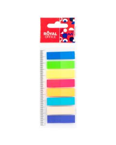 Separador adhesivo con regla multicolor