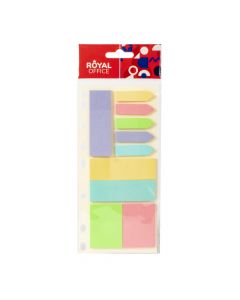 Nota adhesiva lisa pastel 250pzas multicolor