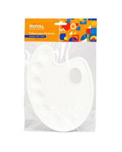 Paleta para pintura lisa blanco