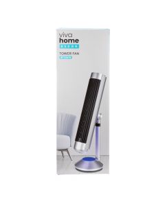 Ventilador torre liso con luz led 60hz 50w