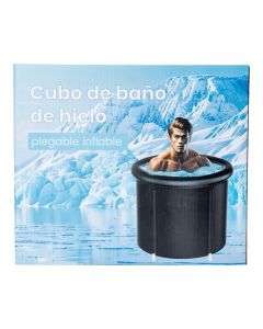 Cubo baño inflable plegable