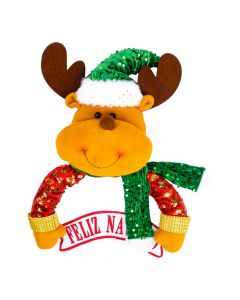 Peluche colgante reno Navidad