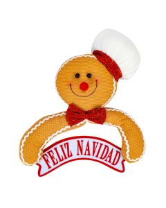 Peluche colgante galleta navideña