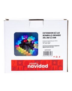 Extensión luz navideña USB