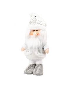 Peluche Santa escarchado navideño