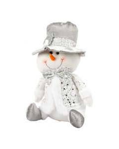 Peluche muñeco de nieve navideño