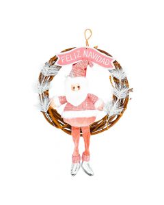 Corona Santa Feliz Navidad