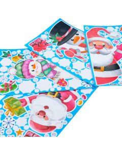 Calcomanías navideñas surtidas