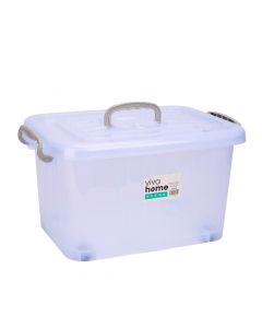 Caja organizadora con asa y ruedas 20l