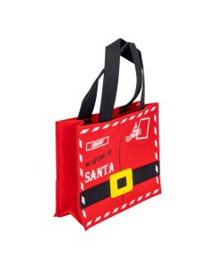 Bolsa tela estampado Santa