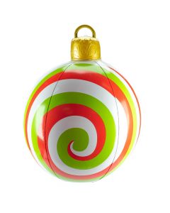 Inflable esfera espiral LED