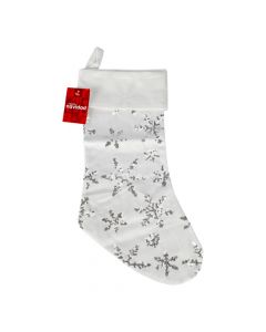 Bota afelpada copo nieve