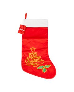 Bota bordada Merry Christmas