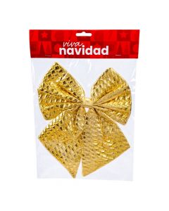 Lazo navideño dorado