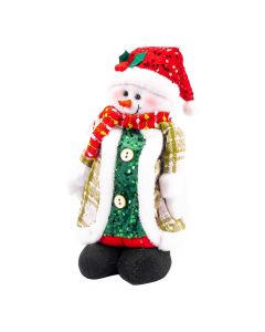 Peluche muñeco nieve plegable