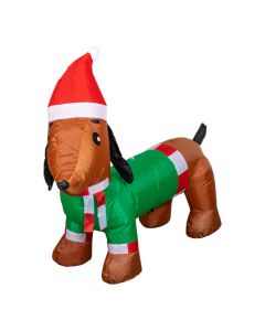 Inflable perro salchicha