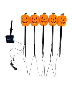 Luces solares calabaza