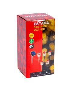 Estaca navideña santa 